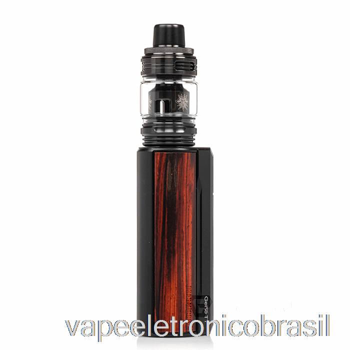 Vape Vaporesso Voopoo Drag M100s Starter Kit Preto E Madeira Escura